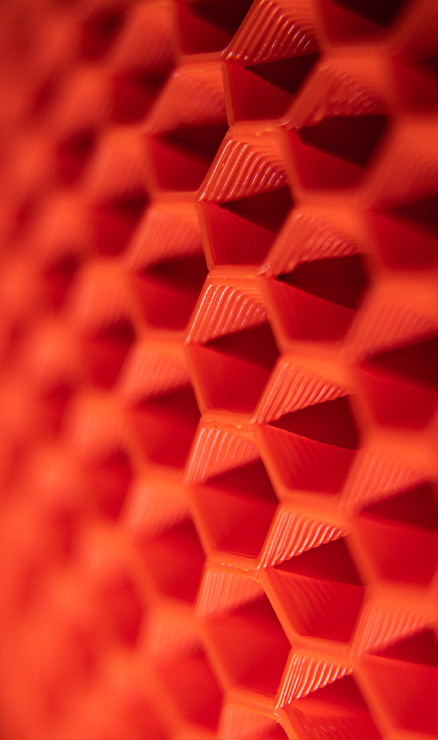 KUPOL hexagonal pattern close-up