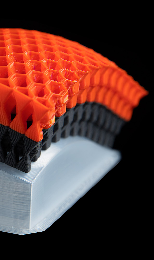 KUPOL layered 3D printed structure